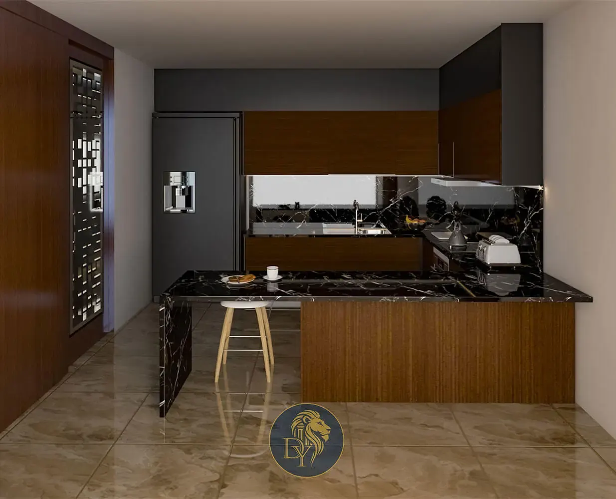 Bespoke kitchen design Villa Zahle Lebanon interior architecture